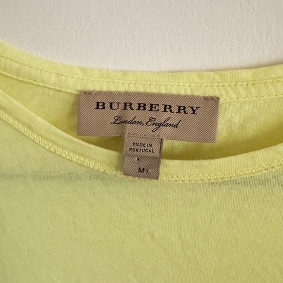 Burberry Yellow Rydon Scribble Graphic Crew T-Shirt M - Picture 5 of 7